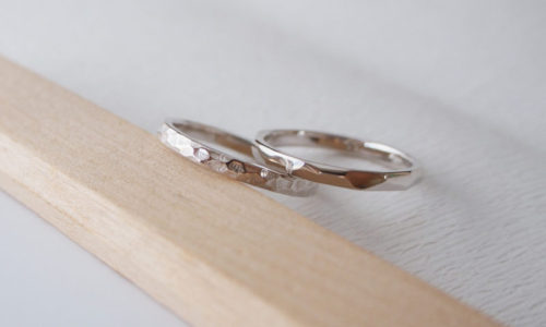 pt900ワックスから制作する結婚指輪