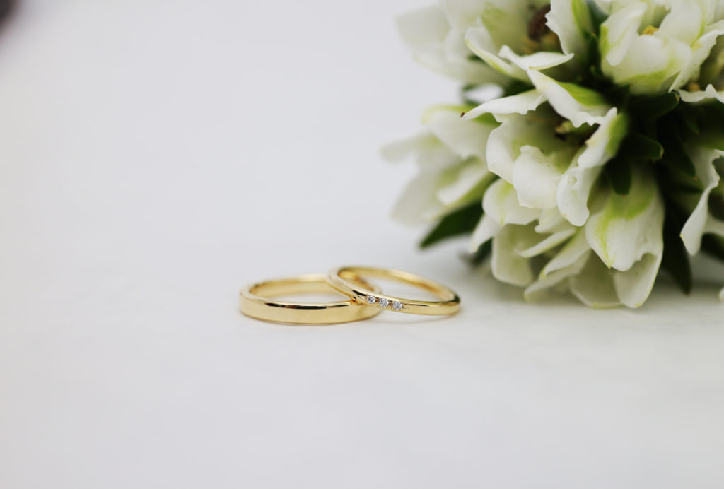 K18イエローゴールドの結婚指輪