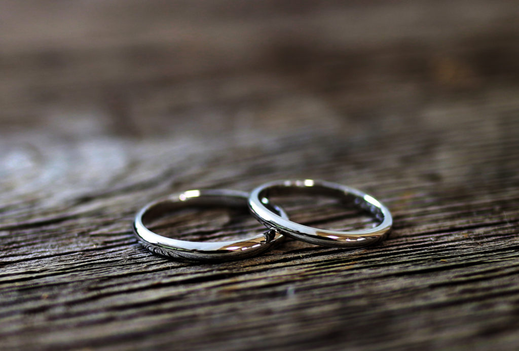 新品仕上げ後の結婚指輪