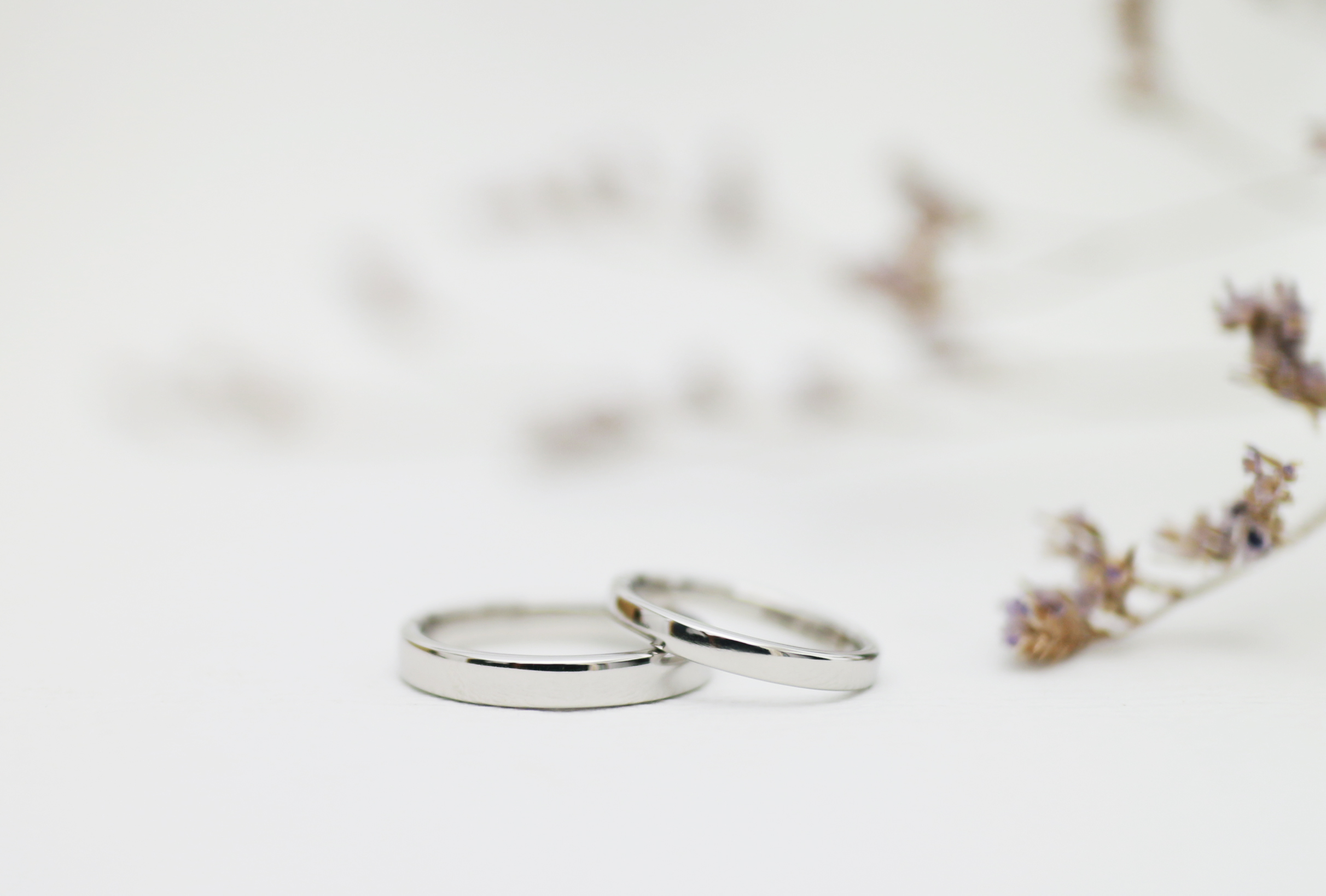 シンプルな手作り結婚指輪