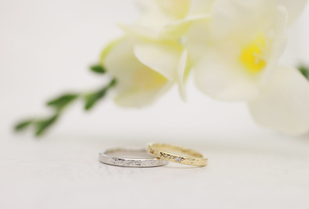 ダイヤモンドプロポーズ後の結婚指輪制作