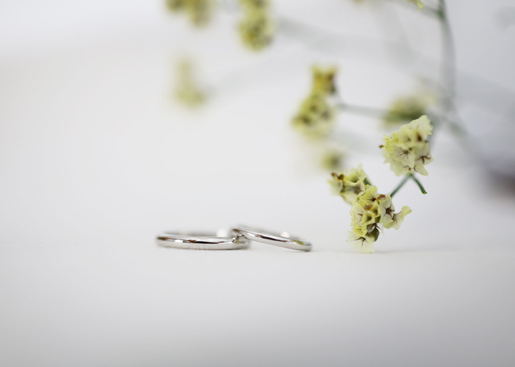 ピカピカの手作り指輪結婚