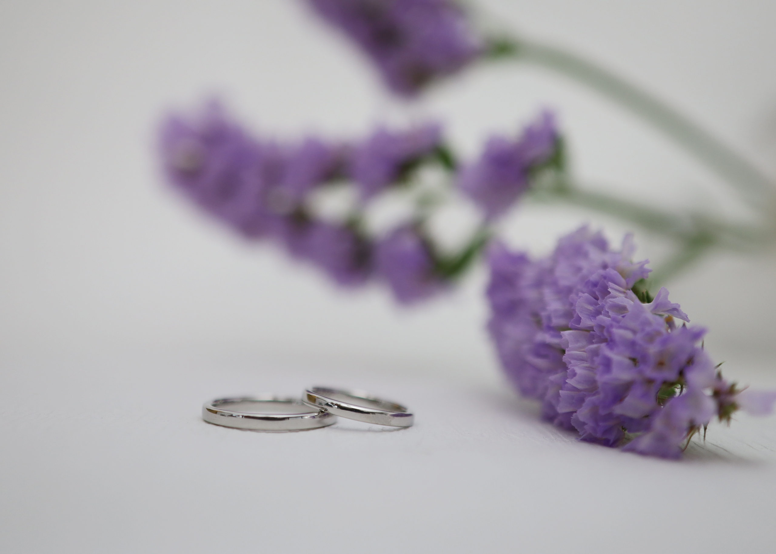 がんばって磨いた結婚指輪