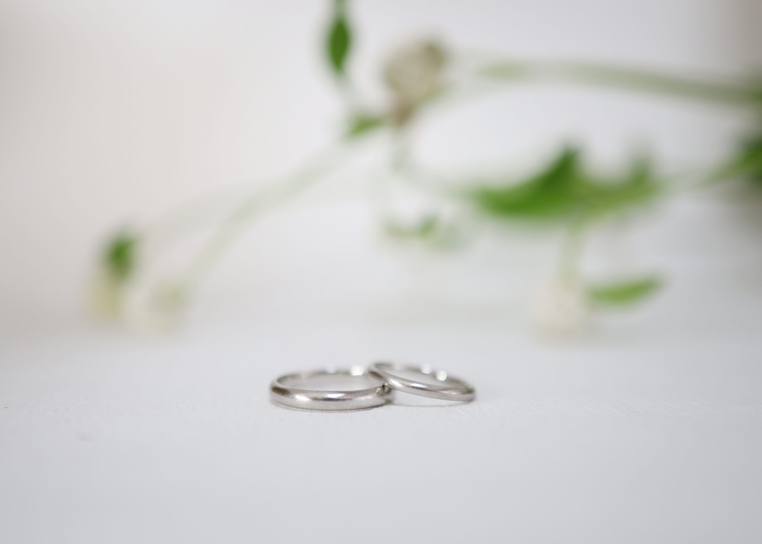 しっかり磨いた結婚指輪