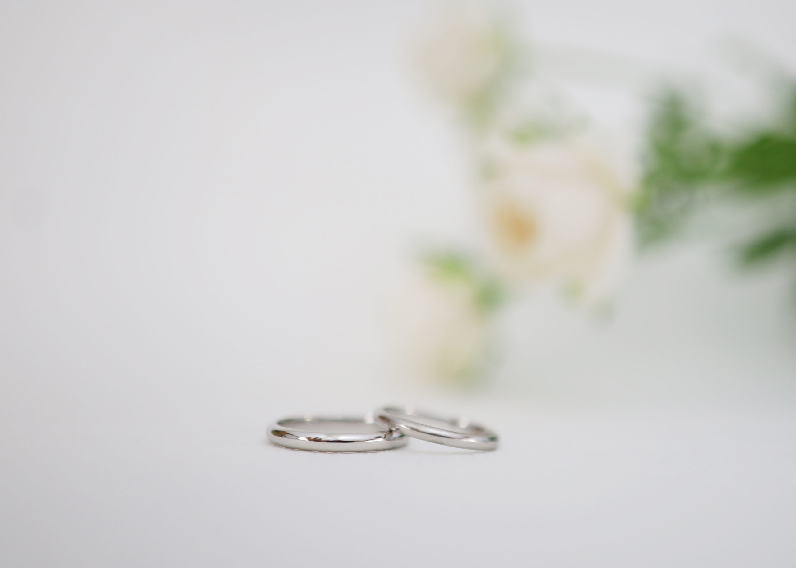 がんばって磨いた結婚指輪