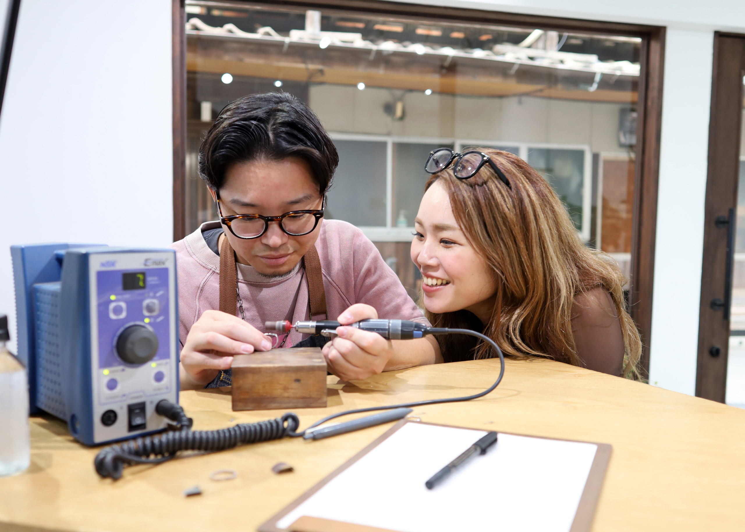 ネイリストの方の指輪制作